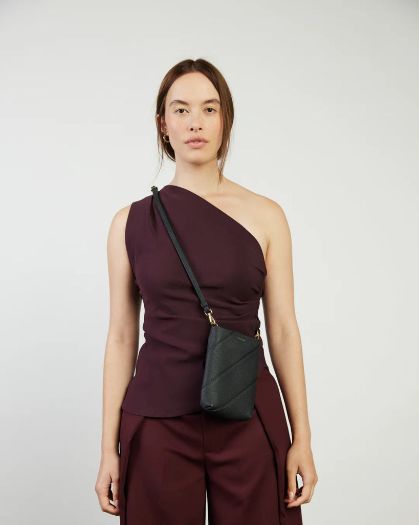 Maggie Crossbody - Black Bias