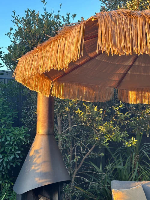 Hula Umbrella - Raffia Thatch - 275cm