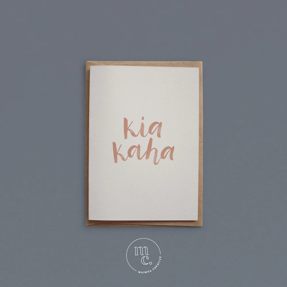 Card - 'Kia Kaha'