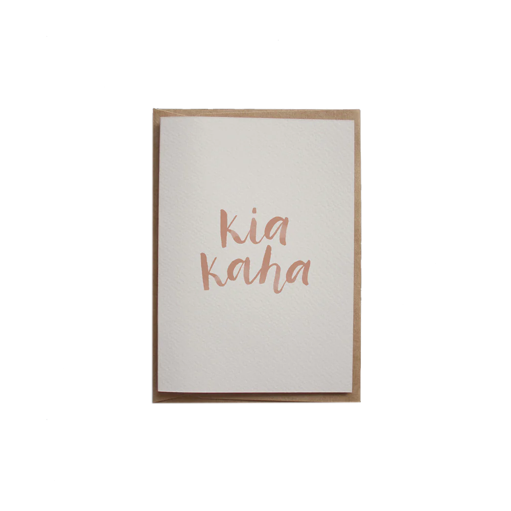 Card - 'Kia Kaha'