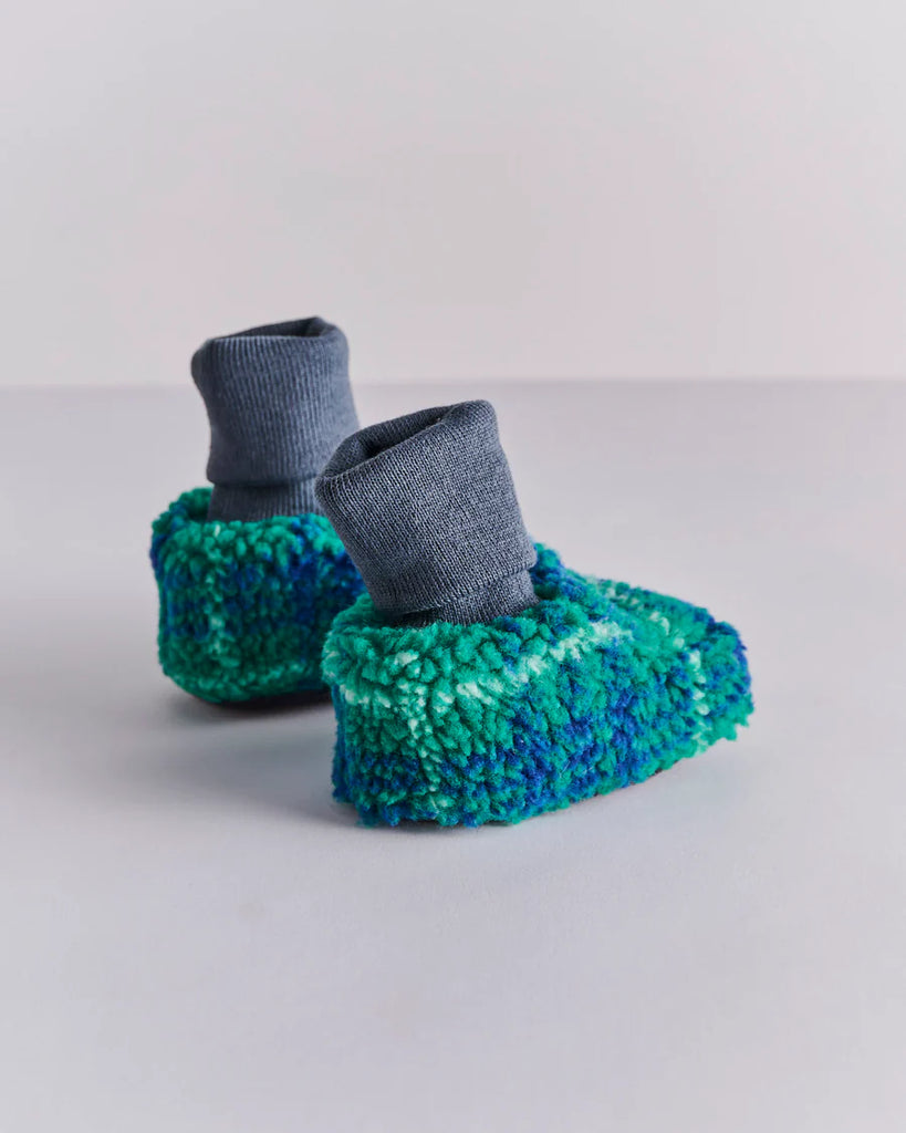 Wilderness Tartan Sherpa Baby Booties