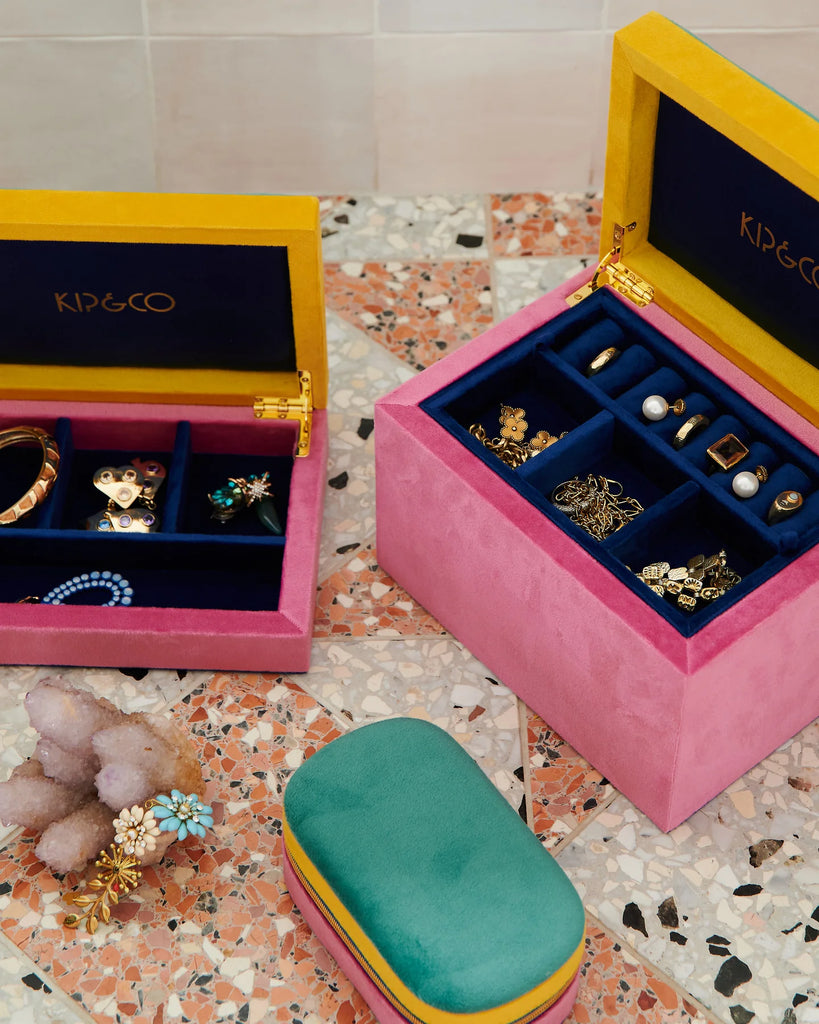 Jewels For Jewels Velvet Jewellery Box