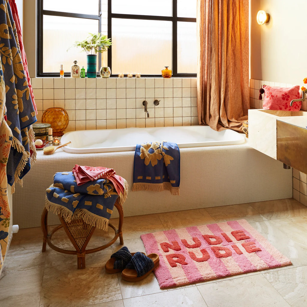 Nudie Rudie Bath Mat - Posy