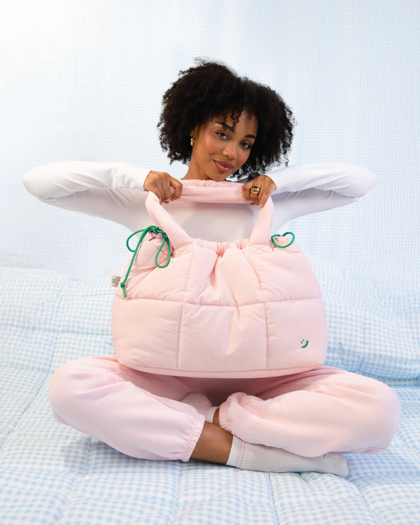 Baby Pink Marshmallow Midi Tote