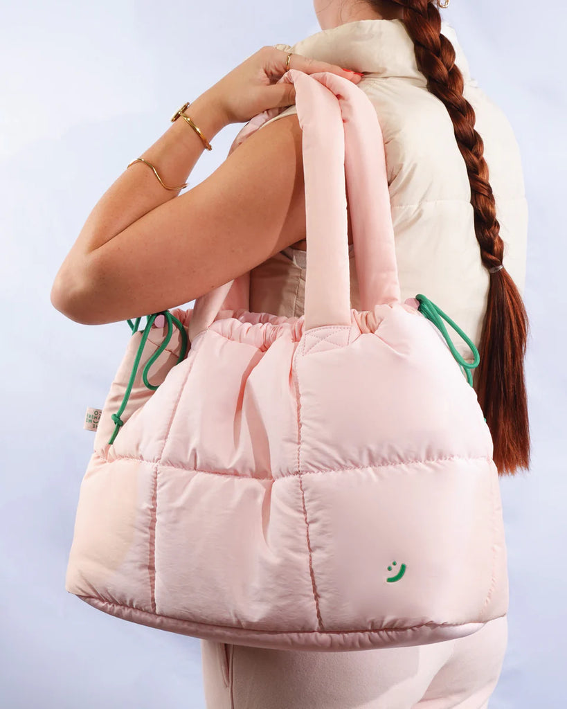 Baby Pink Marshmallow Midi Tote