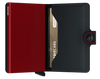 Miniwallet - Matte Black & Red