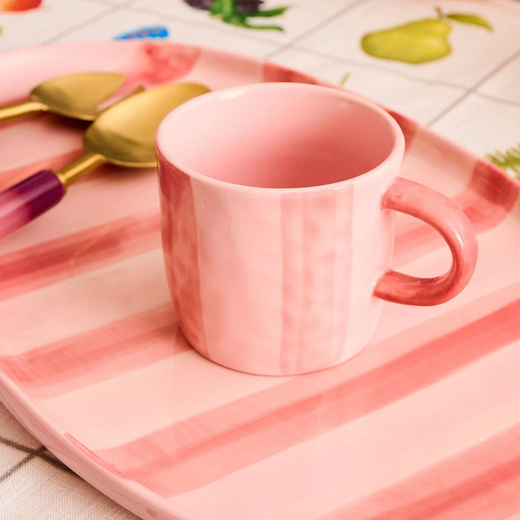 Pink Stripe mug