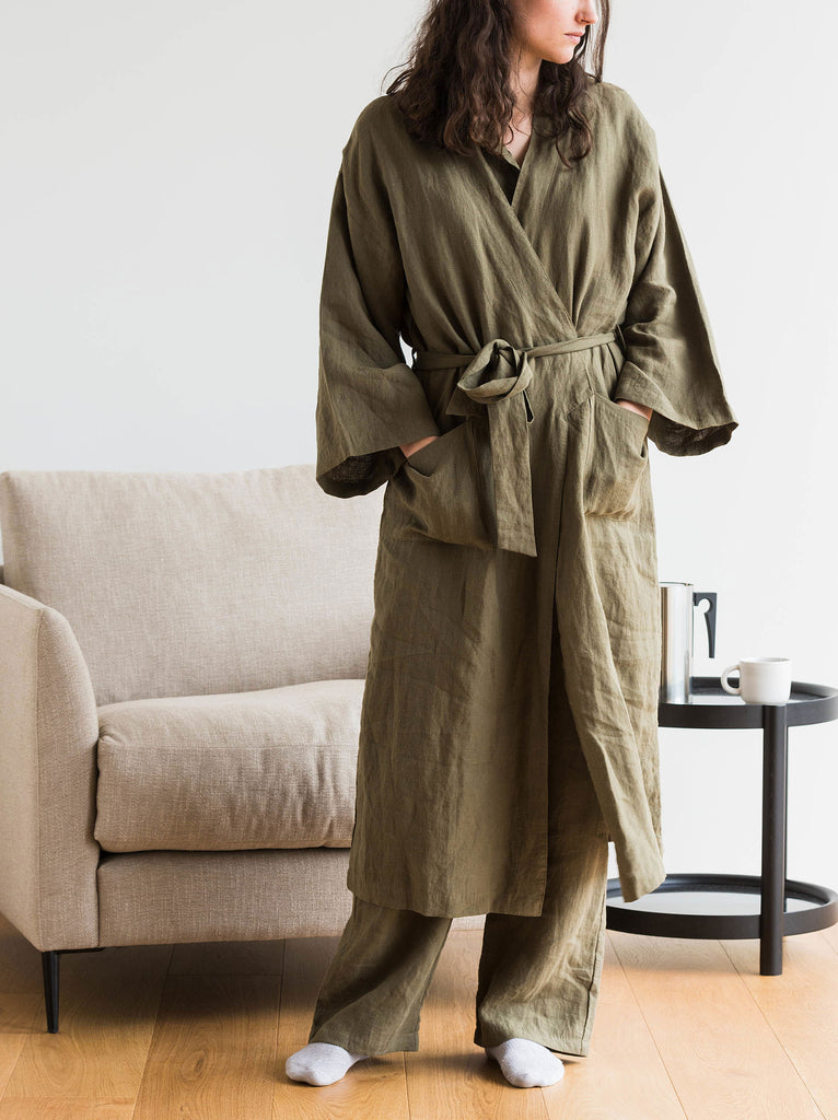 Ivy Linen Robe