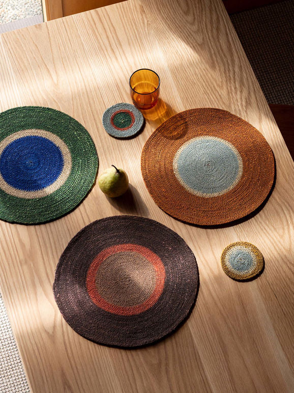 Pinto Placemat - Spirulina/Cobalt