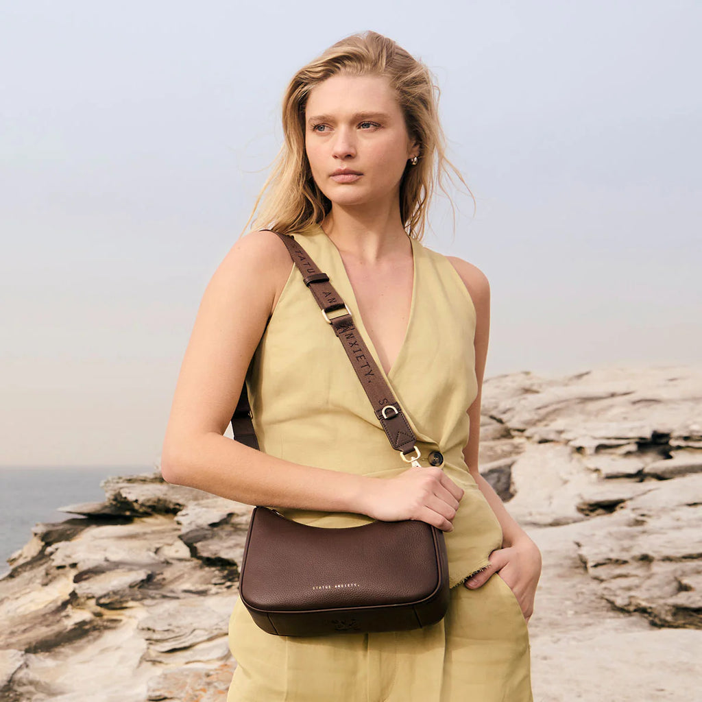 Look Both Ways - Cocoa/Brushed Gold