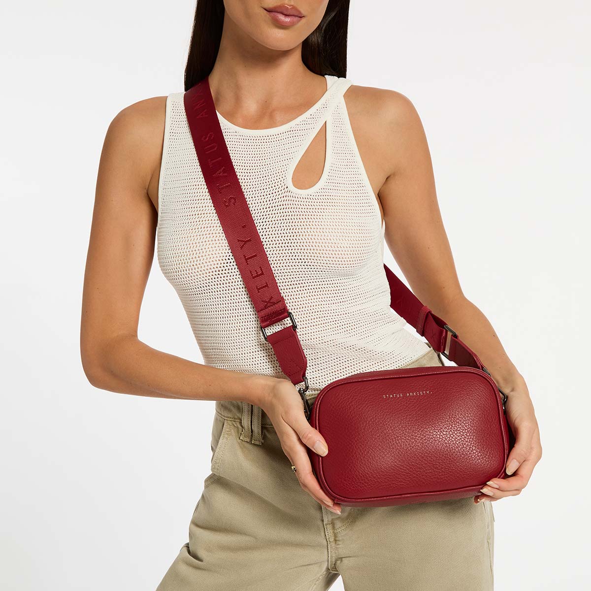 Plunder Bag with Dual Straps - Rouge | Paddington Store