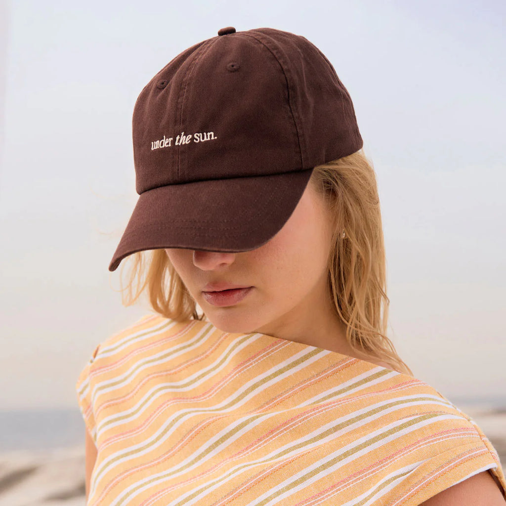 Under The Sun Logo Hat - Bark