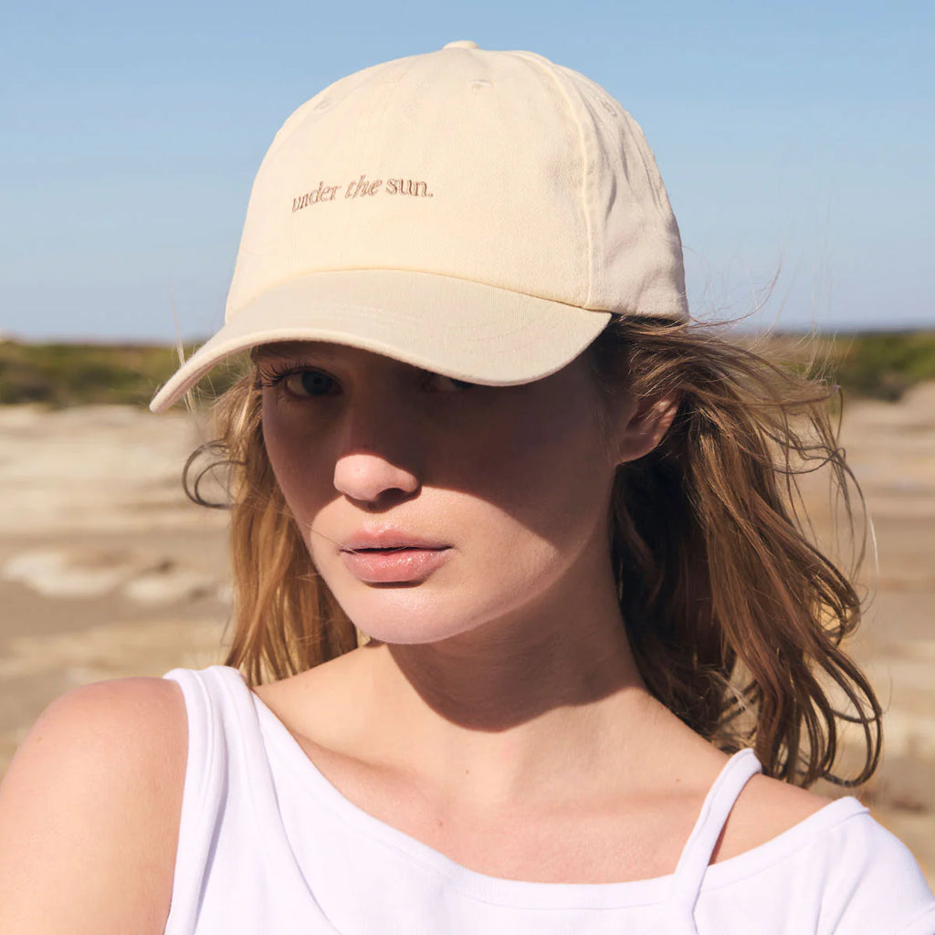 Under The Sun Logo Hat - Cream