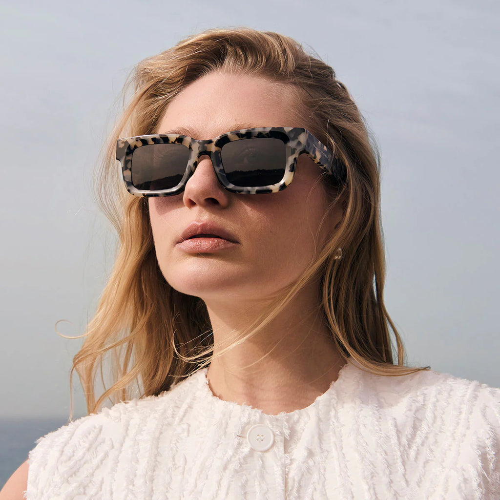 Sunglasses - Disorient - White Tort