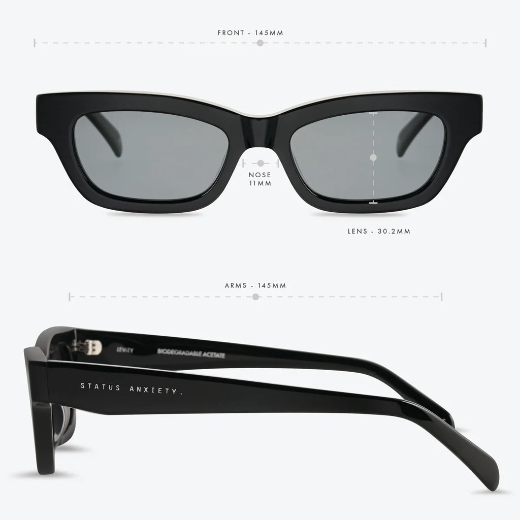 Sunglasses - Levity - Black