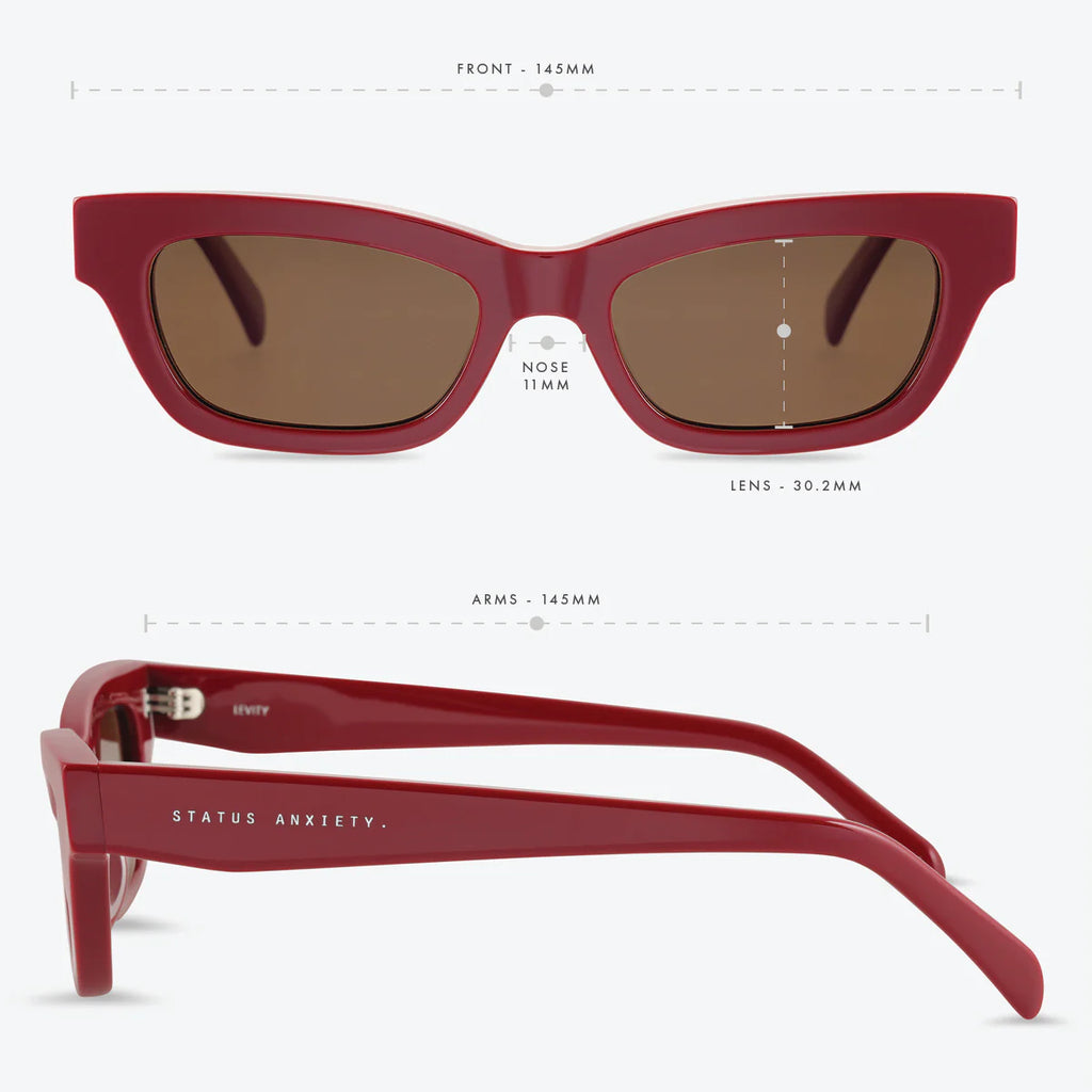 Sunglasses - Levity - Cherry