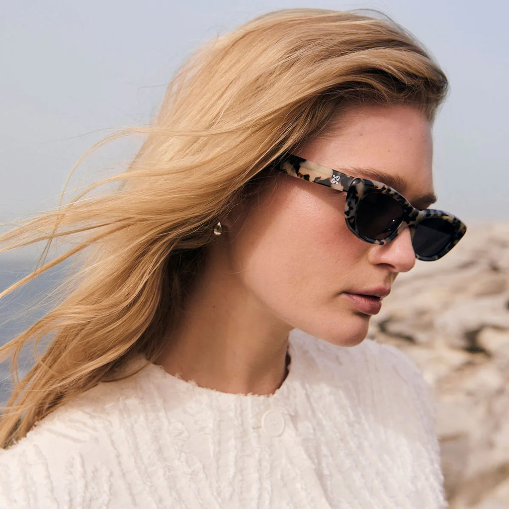 Sunglasses - Sidelines - White Tort