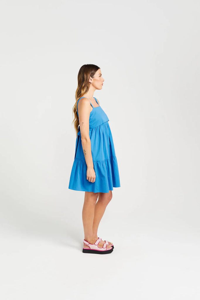 Zigged Dress - Marine