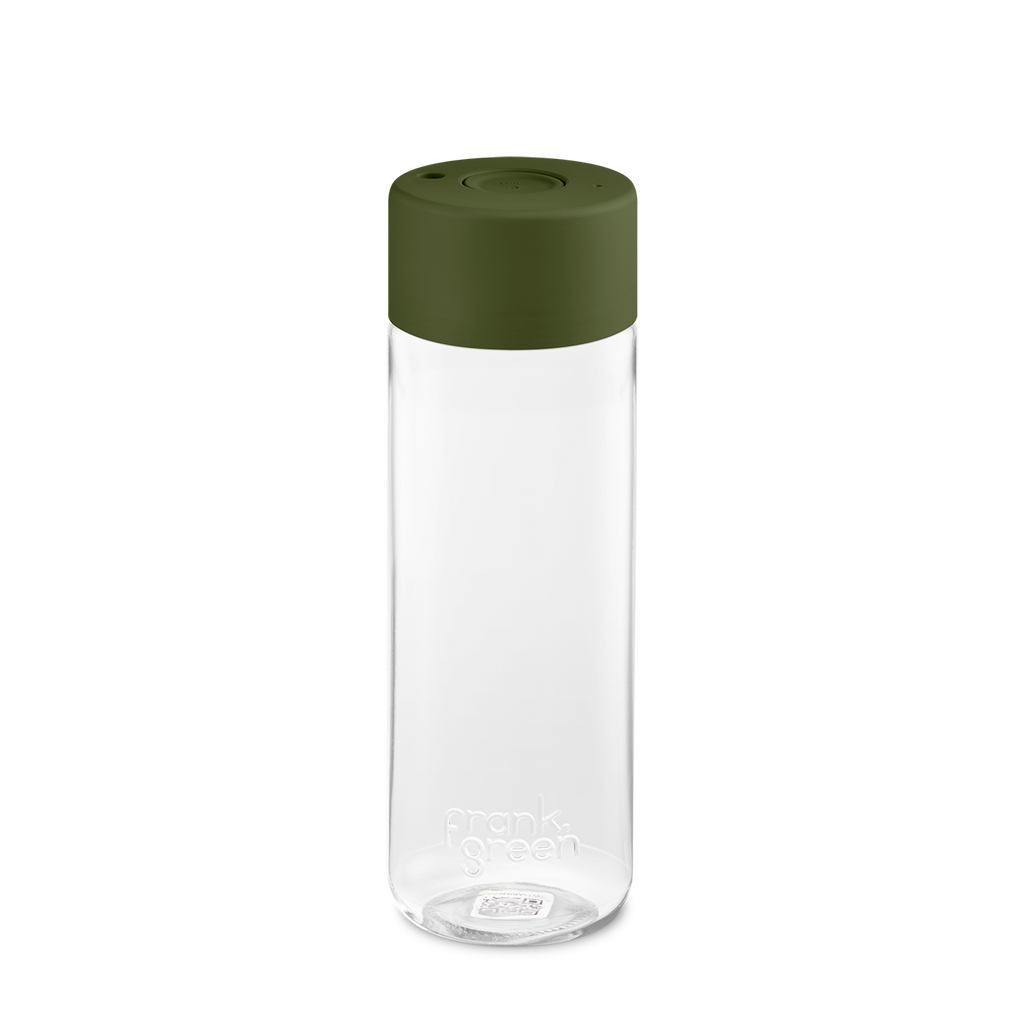 Original Reusable Bottle with Button Lid (25oz/740ml) - Khaki