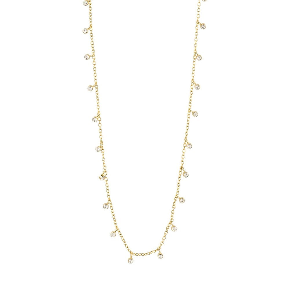Maja Crystal Necklace - Gold Plated
