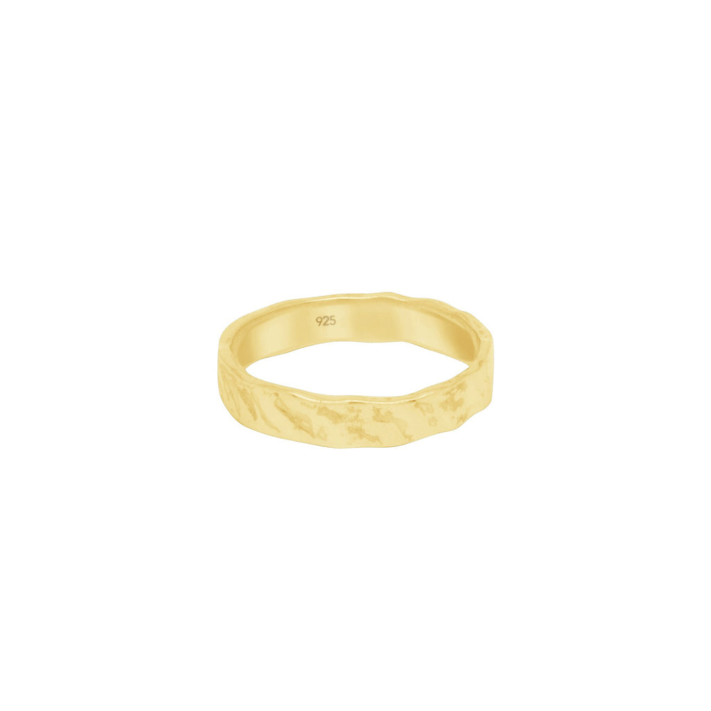 Drifter Ring Gold Product Caja Jewellery