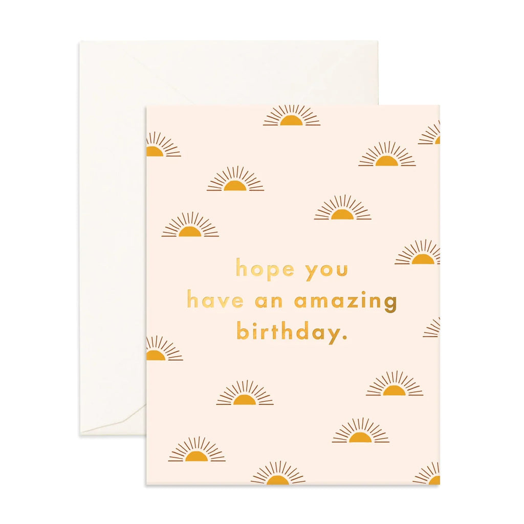 Card - Amazing Birthday - Suns