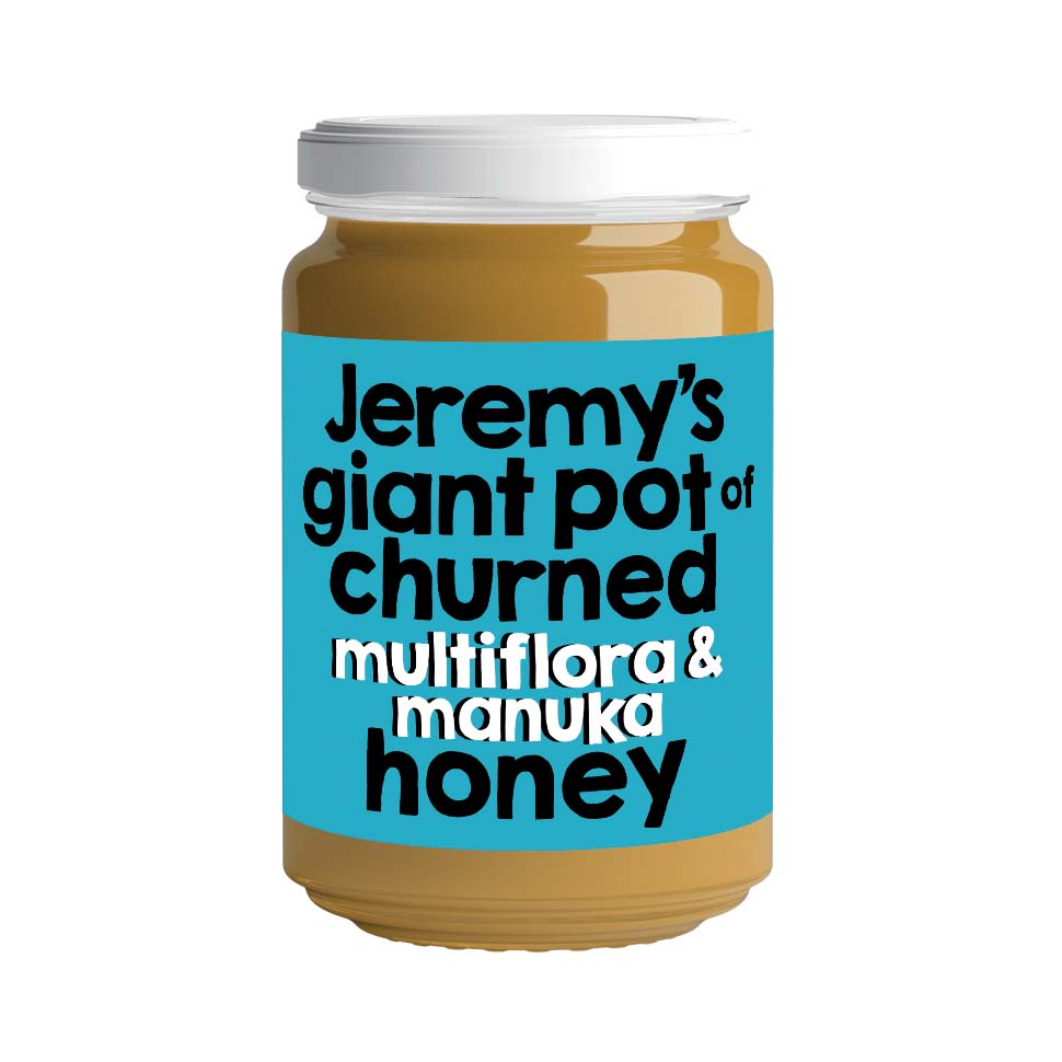 Jeremy&#8217;s-giant-pot-of-churned-multiflora-&#038;-manuka-honey &#8211; 980g