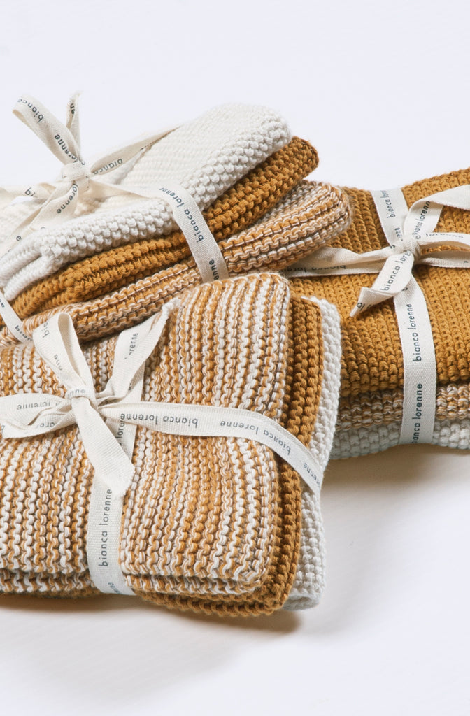 Lavettes Ochre Washcloth LR