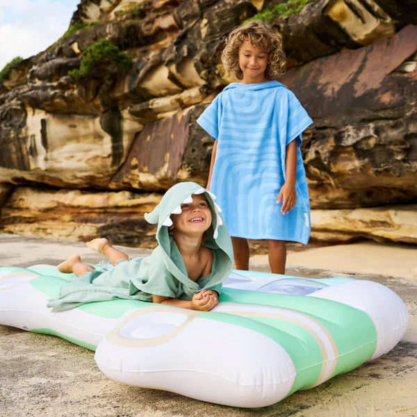 Beach Hooded Kids Towel - Monster