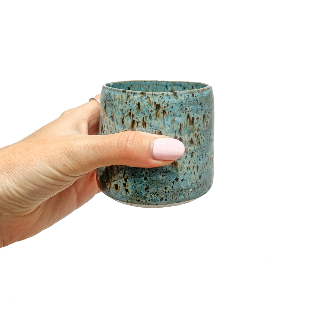 Ceramic Tumbler - Blue Speckle