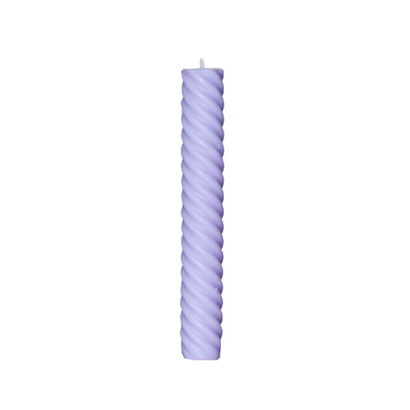 Paddington-Store-Arowm-Candles-Arowm –Spiral Candle – Lilac