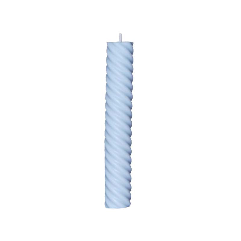 Paddington-Store-Arowm-Candles-Arowm –Spiral Candle –Sky-Blue