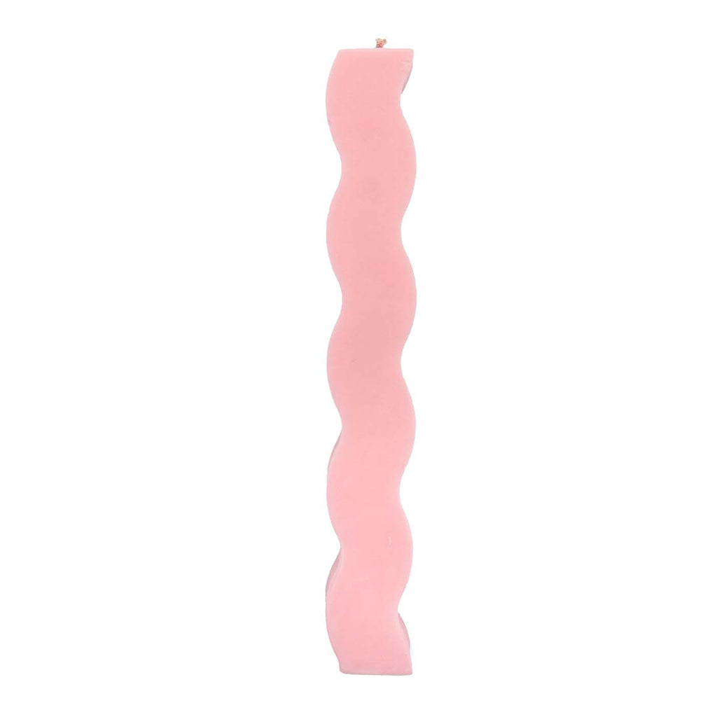 Paddington-Store-Arowm – Wave-Candle – wavy-pink