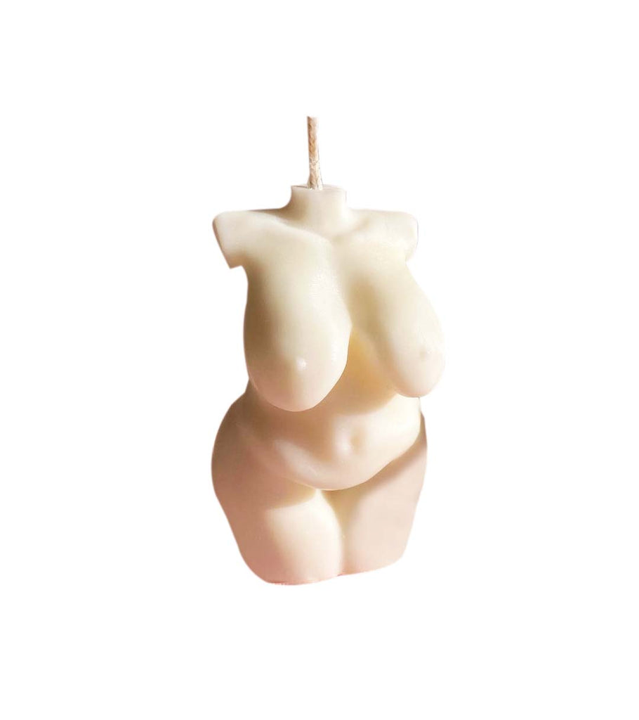 Paddington-Store-Beetles Boutique &#8211; Curvy Figure Candle &#8211; White