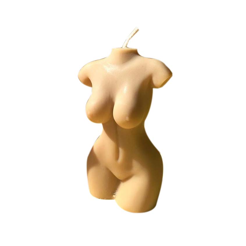 Paddington-Store-Beetles Boutique – Medium Figure Candle – Nude