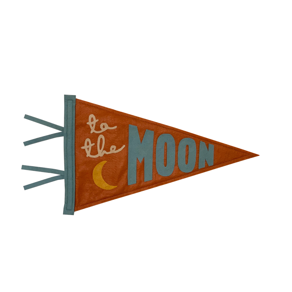'To The Moon' Pennant