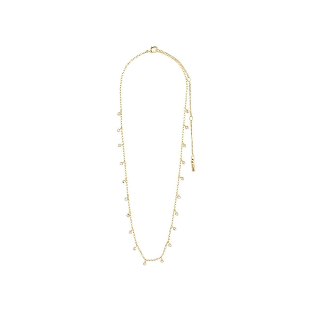 Maja Crystal Necklace - Gold Plated