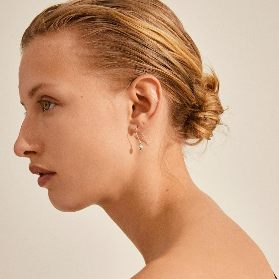 Erna Earrings - Silver Plated