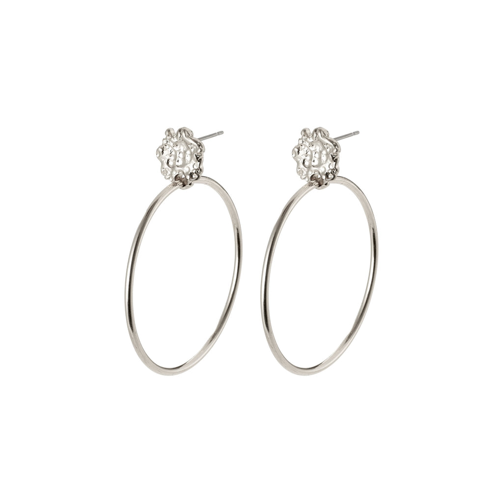 Paddington-Store-Pilgrim – Feeling Like LA Hoop Earrings – Silver Plated