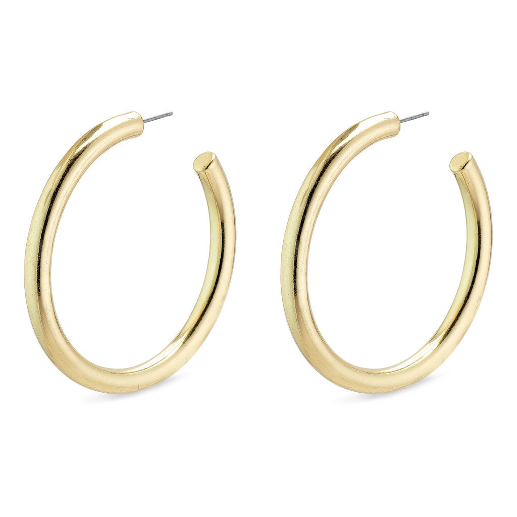 Paddington-Store-Pilgrim – Maddie Pi Large Hoop Earrings – Gold Plated