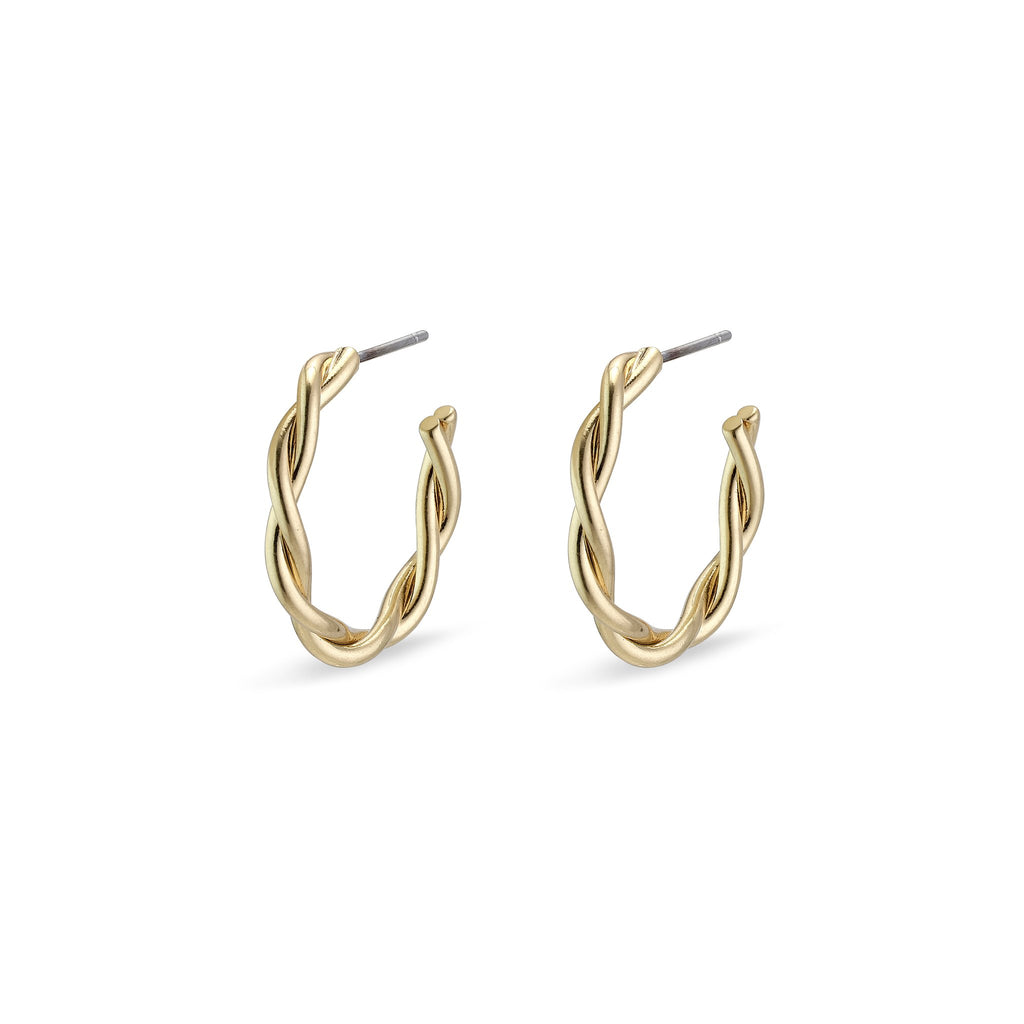 Paddington-Store-Pilgrim – Naja Pi Hoop Earrings – Gold Plated