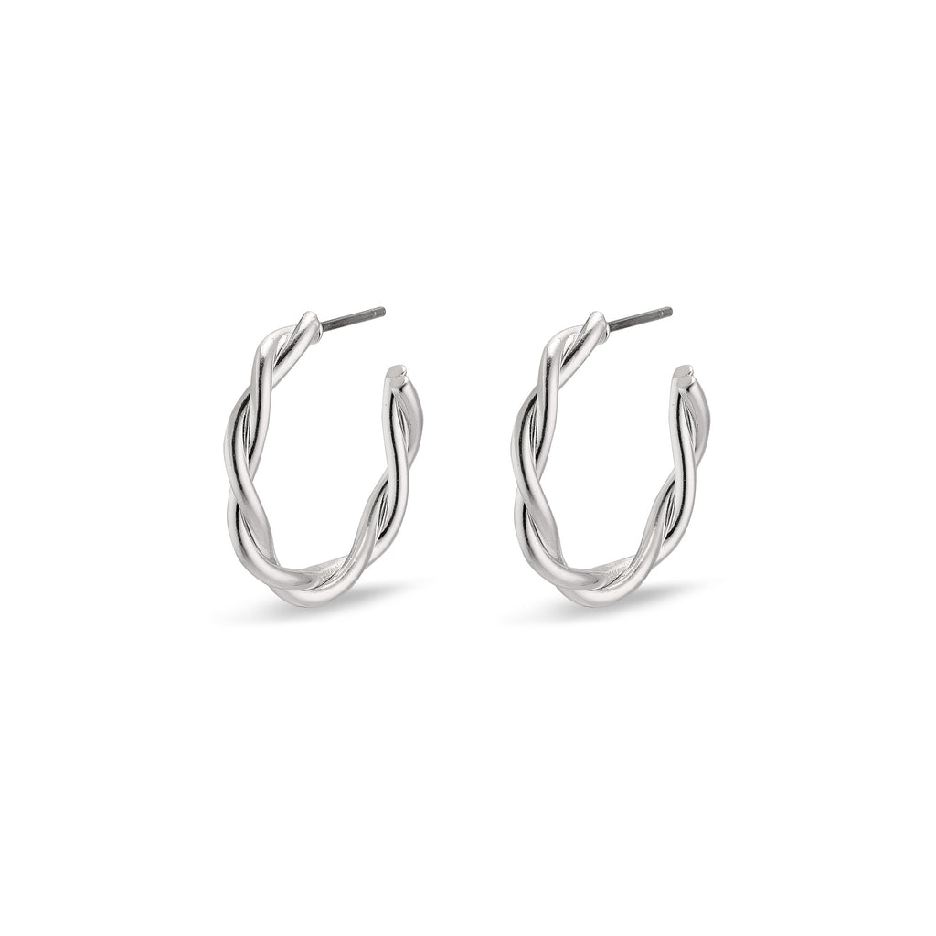 Paddington-Store-Pilgrim – Naja Pi Hoop Earrings – Silver Plated