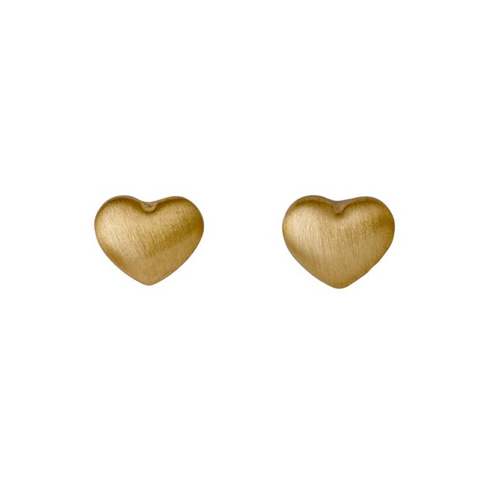 Paddington-Store-Pilgrim – Sophia Heart Studs – Gold Plated