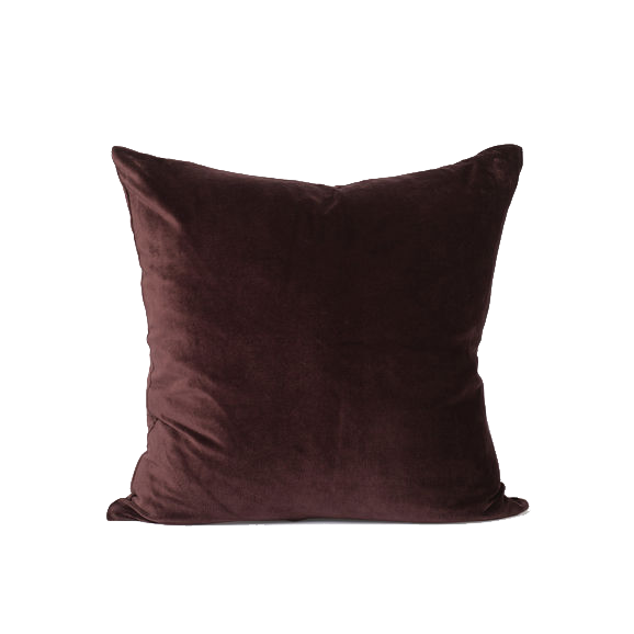 Velvet Cushion Cover - Mulberry