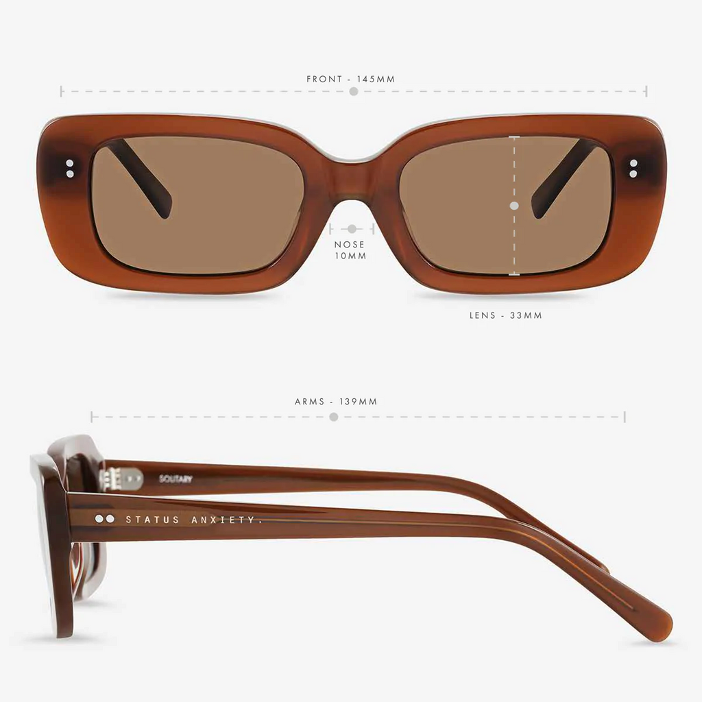 Sunglasses - Solitary - Brown