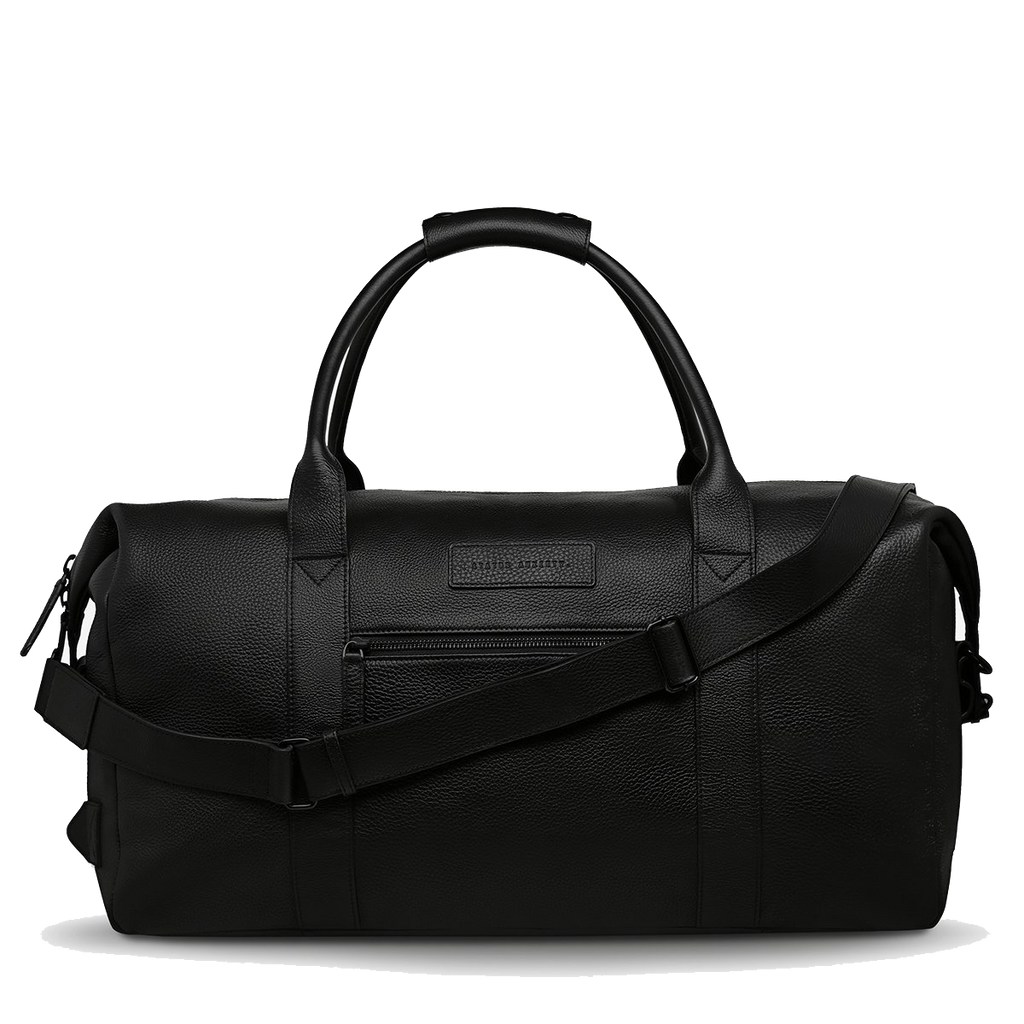 Paddington-Store-status-anxiety-bag-duffle-everything-i-wanted-black-leather-front-strap