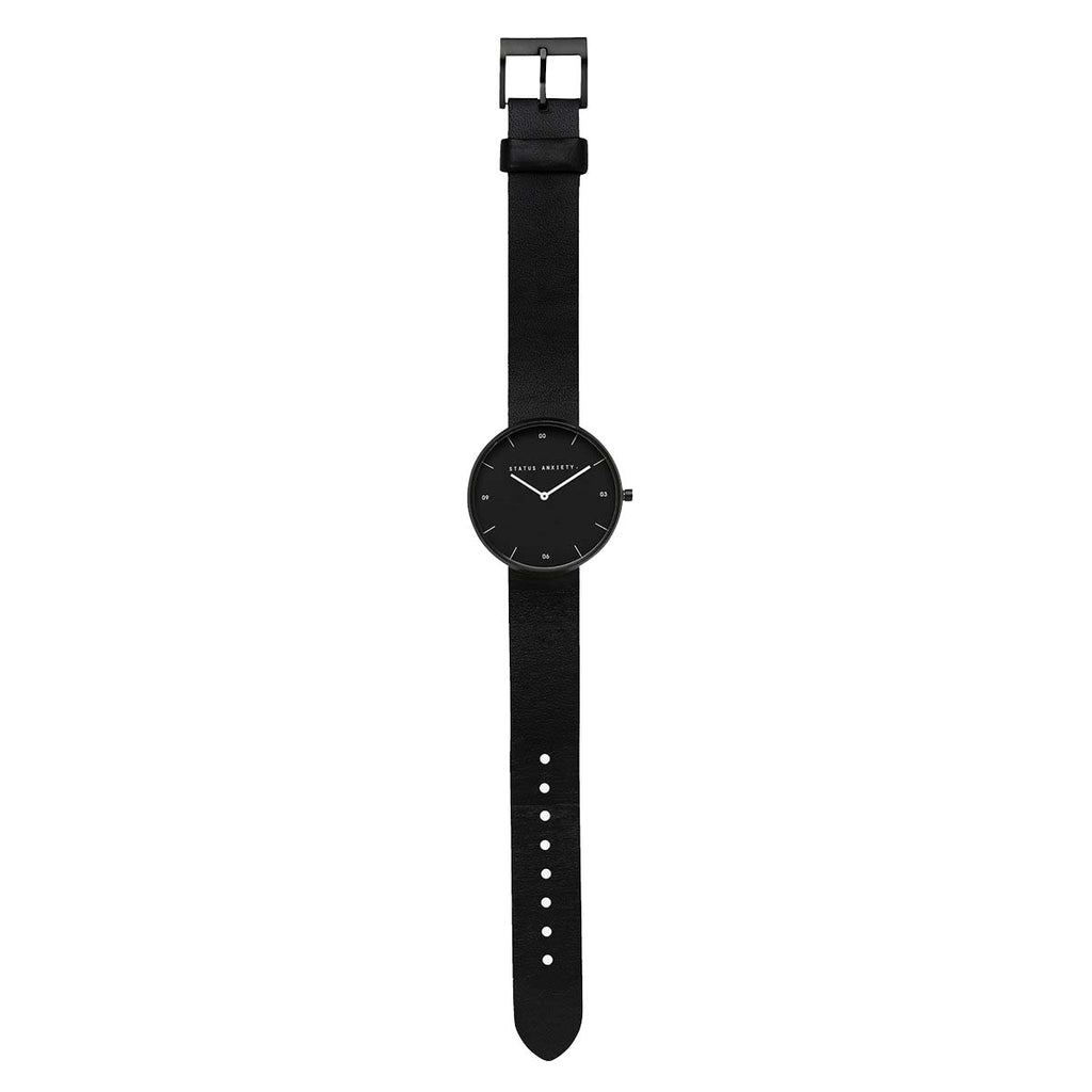 Paddington-Store&#8211;status&#8211;anxiety-watch-repeat-after-me-watch-matte-black-black-face-black-strap-front