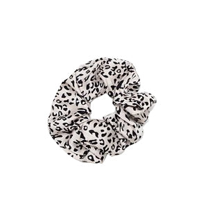Scrunchie - Black & White Cheetah