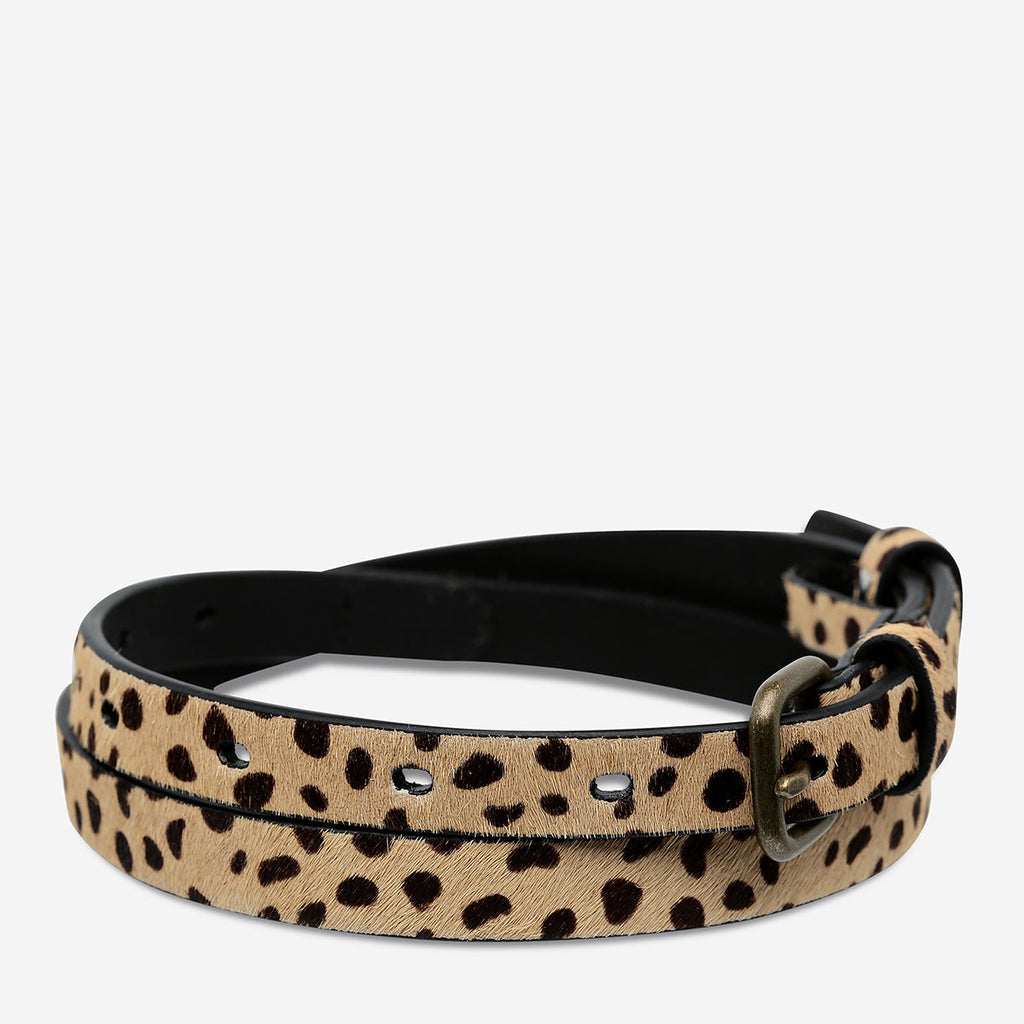 Only Lovers Left Belt - Leopard