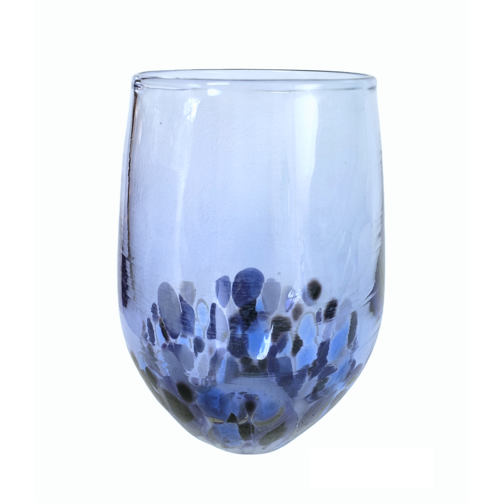 Stemless Wine Glass - Blue